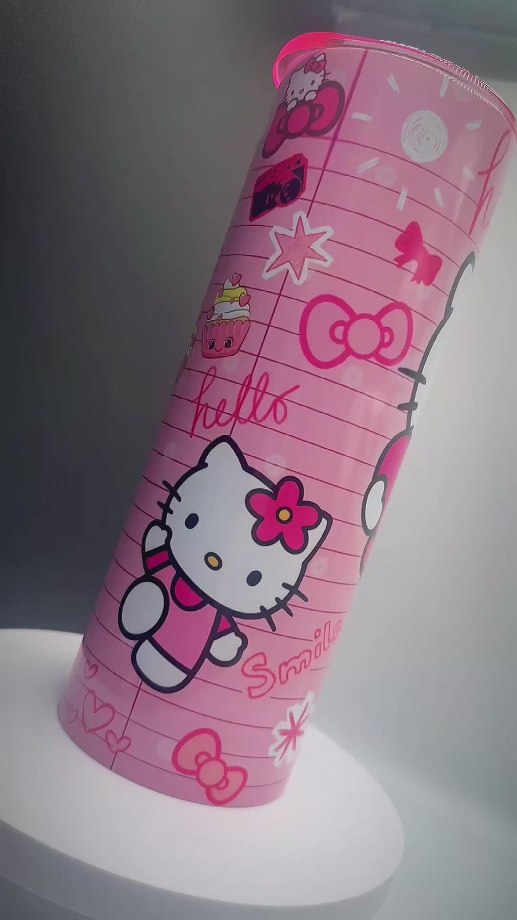 Pink Bow 20 oz Tumbler